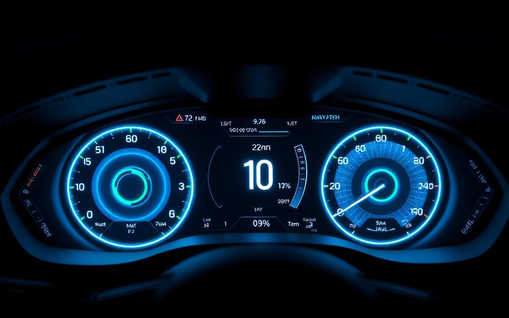 Real-Time EV Dashboard & ADAS Warning System project visual