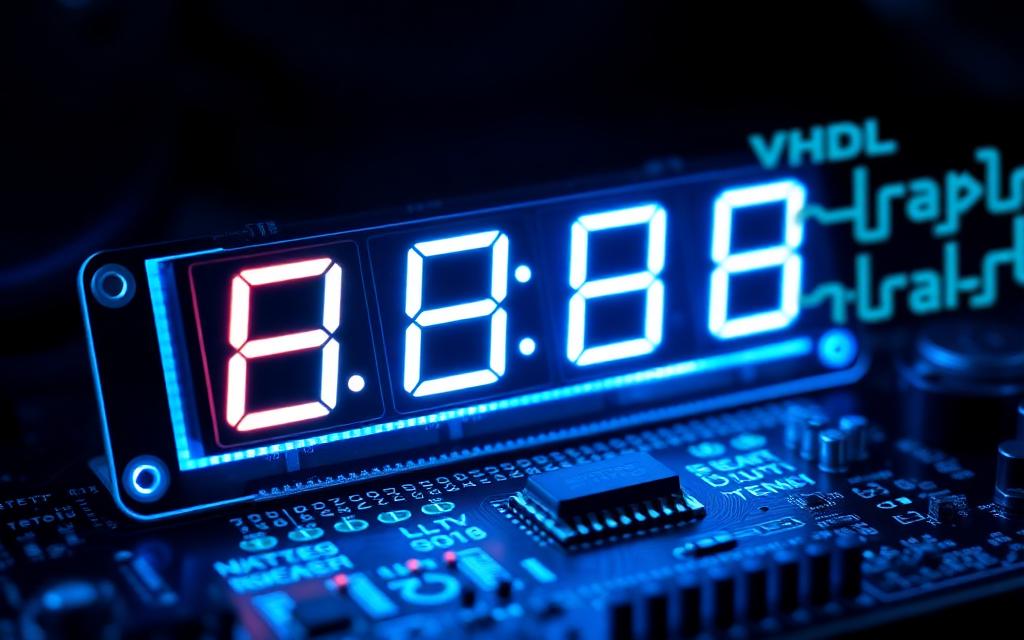 Digital Stopwatch — VHDL FPGA Implementation project visual